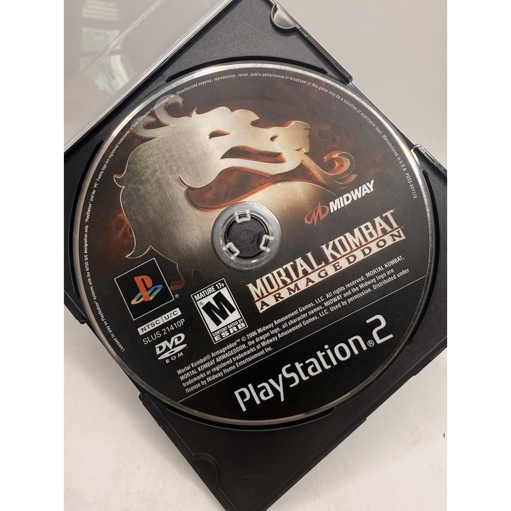 Mortal Kombat: Armageddon (PlayStation 2 PS2, 2006) Works Disc Only